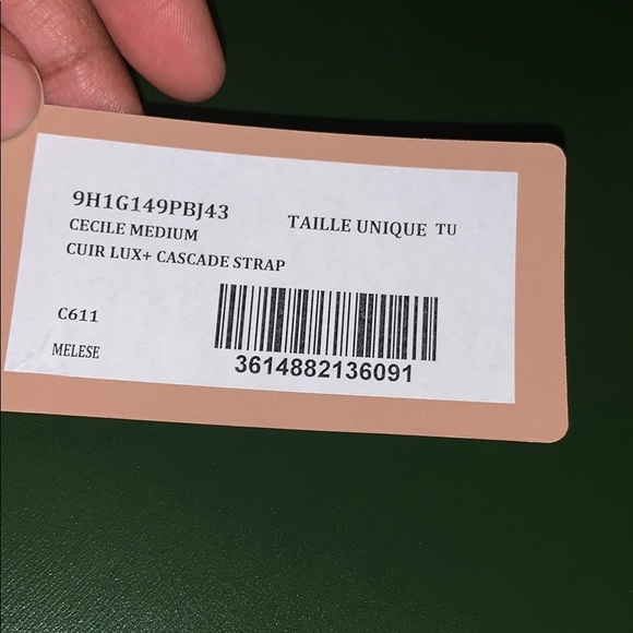 Alaia Med Green Cecile Handbag with strap NWT - Picture 7 of 8